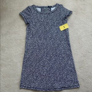 NWT Hatley Navy and White Midi Dress